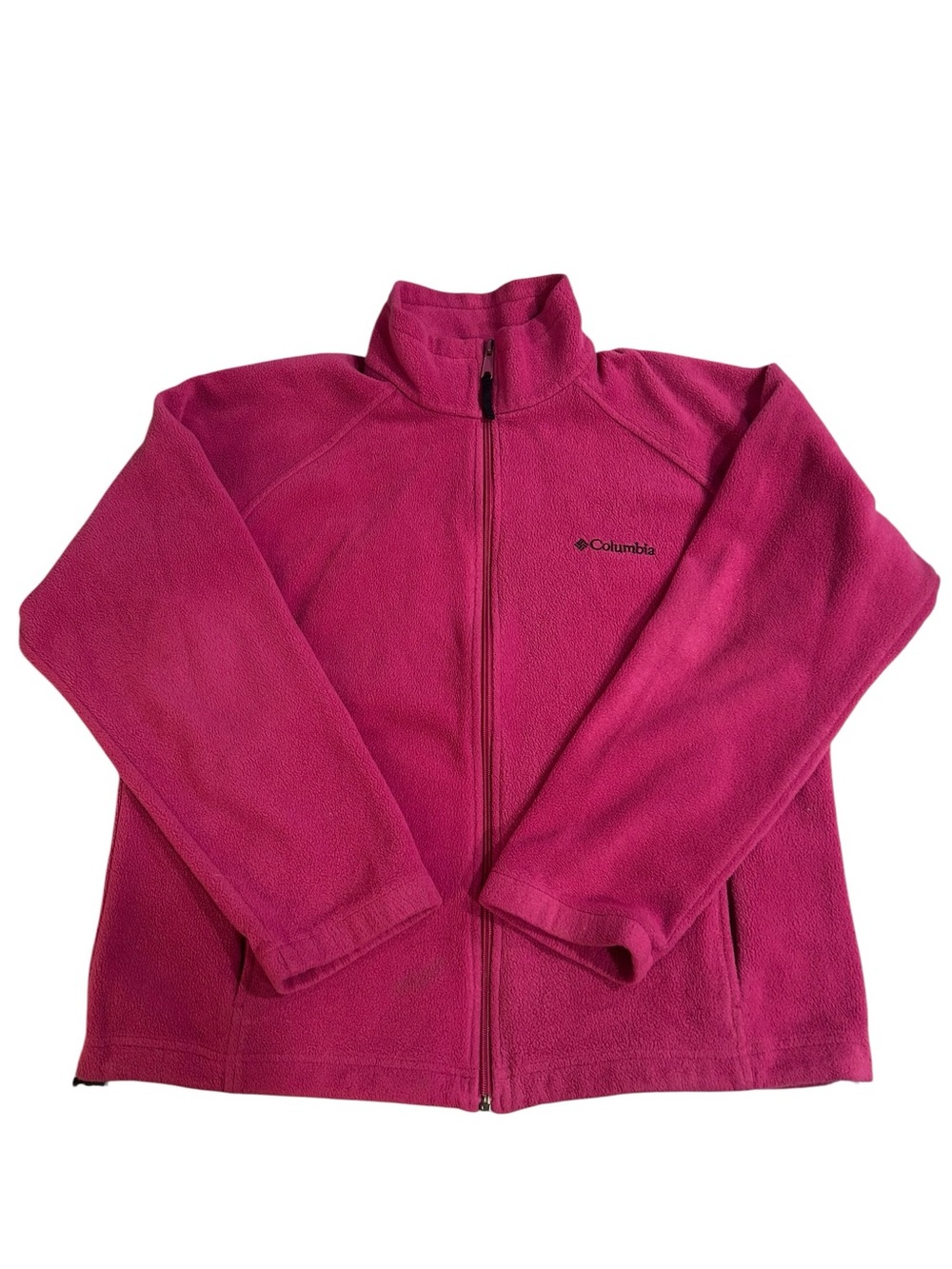 Columbia Women's Pink Full-Zip Fleece Jacket